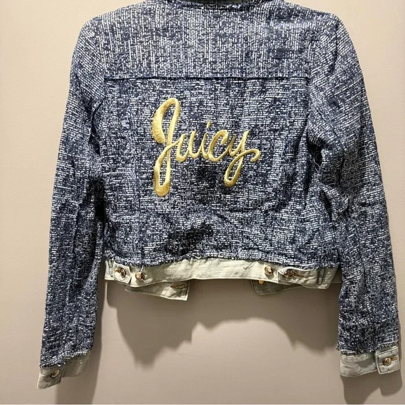 Juicy Couture Black Label Twilled Jean Jacket - Picture 3 of 8